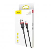 BASEUS CALKLF-R91 - USB Lightning кабел с оплетка за iPhone, iPad и iPod (3 метра), снимка 1 - Калъфи, кейсове - 29462125