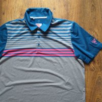 adidas Ultimate365 3-Stripes Heathered Polo Shirt - страхотна мъжка тениска, снимка 5 - Тениски - 40882871