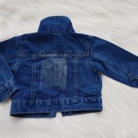 Късо дънково якенце 12-18 месеца, снимка 7 - Бебешки якета и елеци - 29126957