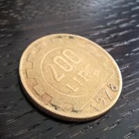 Монета - Италия - 200 лири | 1978г., снимка 1 - Нумизматика и бонистика - 31719229