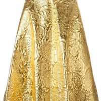 DKNY. Donna Karan New York. Size 14 Златна/златиста пола, снимка 1 - Поли - 24869213