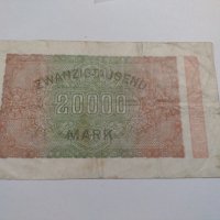 Райх банкнота - Германия - 20 000марки / 1923 година - 17986, снимка 7 - Нумизматика и бонистика - 31029947