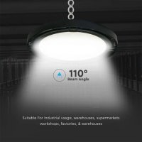 LED Индустриална Камбана 150W 120Lm/W IP65, снимка 4 - Външни лампи - 40415485