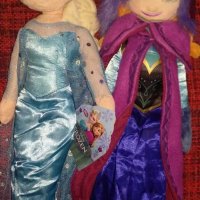 Кукла Елза и Анна-плюшени,45см. с подарък , снимка 1 - Кукли - 19713480