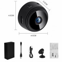 Мини WIFI IP скрита,шпионска,охранителна камера.Бебефон Mini HD Camera, снимка 3 - HD камери - 31606546