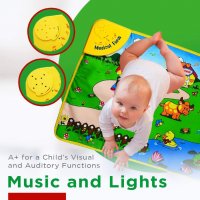 Музикално бебешко килимче с животни, снимка 1 - Други - 38283933