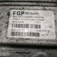 Fiat Doblo 1.3 ECU Magneti Marelli 55182886  MJD6JF.D1  HW01B , MJD 6JF.D1 , 71600.014.02 компютър д, снимка 3 - Части - 38922954