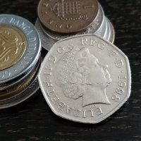 Монета - Великобритания - 50 пенса | 1998г., снимка 2 - Нумизматика и бонистика - 34415458