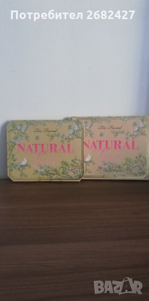 Authentic Too Faced Natural Lust Eye Shadow Palette New In Bow Worldwide Ship висококачествена козме, снимка 1