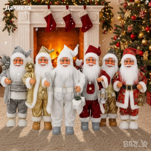 Декоративни фигури Дядо Коледа – Ръчна изработка (50 / 70 / 90 см) 🎄 , снимка 1