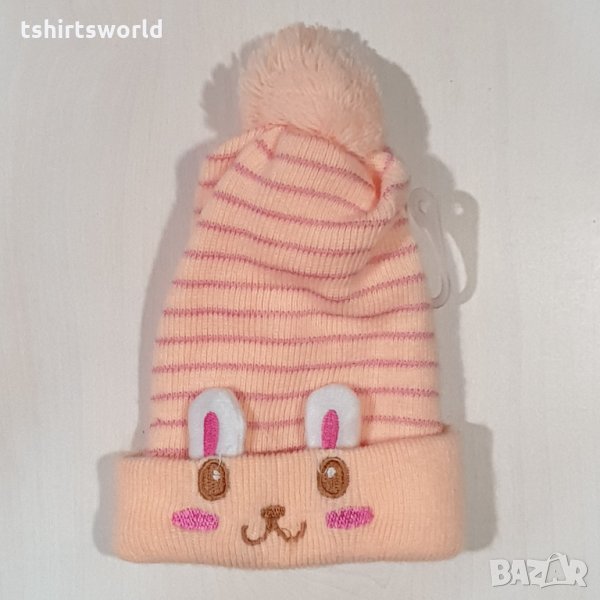 Нова бебешка шапка Зайче, снимка 1