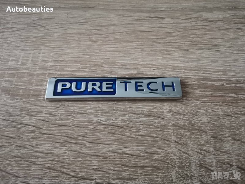 надпис лого PureTech за Citroen Ситроен Peugeot Пежо, снимка 1