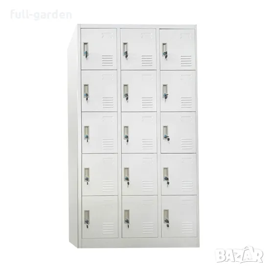 Метален шкаф за багаж с петнадесет отделения  185/90/40см, снимка 1