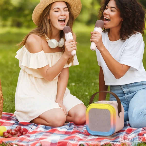 Караоке комплект NewEvo - Bluetooth 5.3, забавлението, което никога не спира, снимка 1