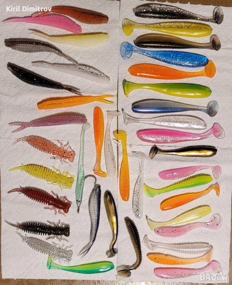 силиконови примамки за риболов , снимка 1