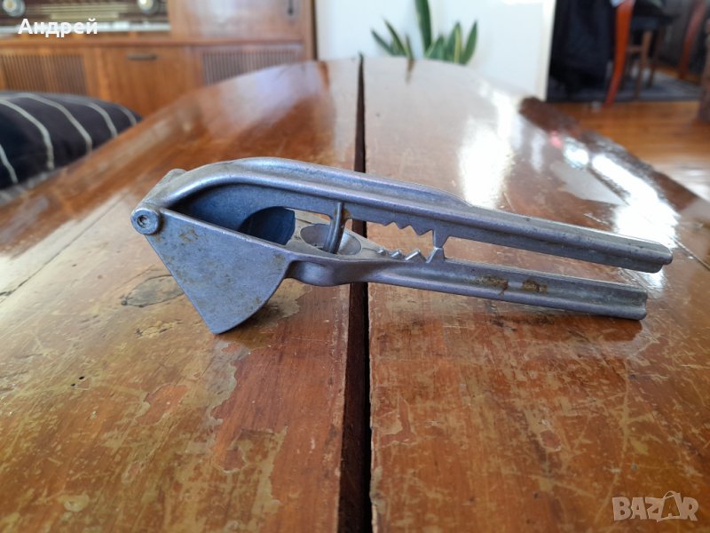 Стара алуминиева преса за чесън #7, снимка 1