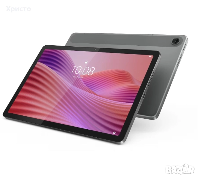 НОВ!!! Таблет Lenovo Tab, Octa-Core , 10.1", 4GB RAM, 128GB, 4G, Luna Grey + Clear case, снимка 1
