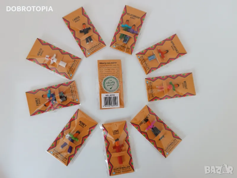 Гватемалски кукли утешители Worry dolls , снимка 1