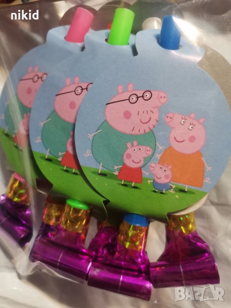 Пепа Пиг Pepa Pig Peppa Pig Свирка свирки за детско парти рожден ден, снимка 1