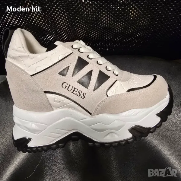 Guess дамски кецове с платформа висок клас реплика, снимка 1
