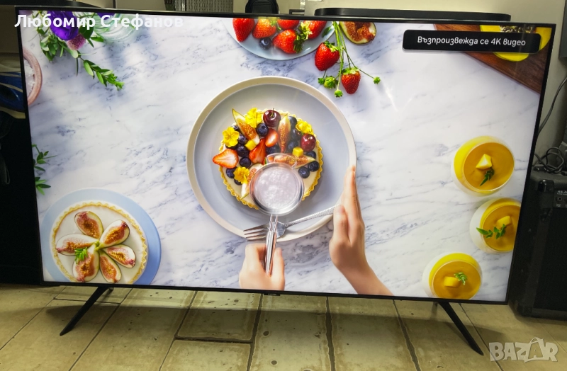 Samsung Smart TV 55 инча 4K Ultra HD, снимка 1
