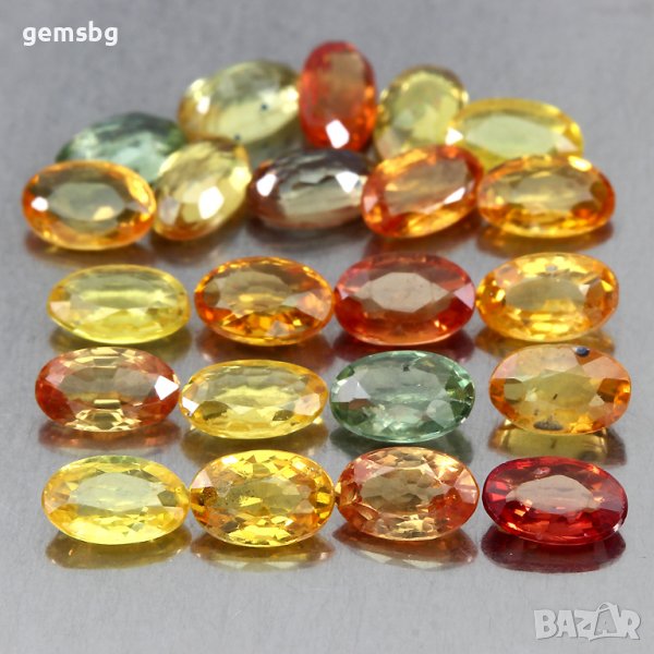 Сапфир 5х3 мм естествен, снимка 1