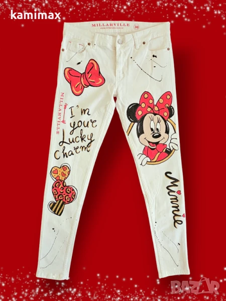 Дамски дънки размер М, снимка 1