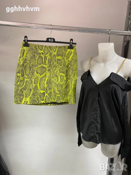 кожена пола на h&m, снимка 1