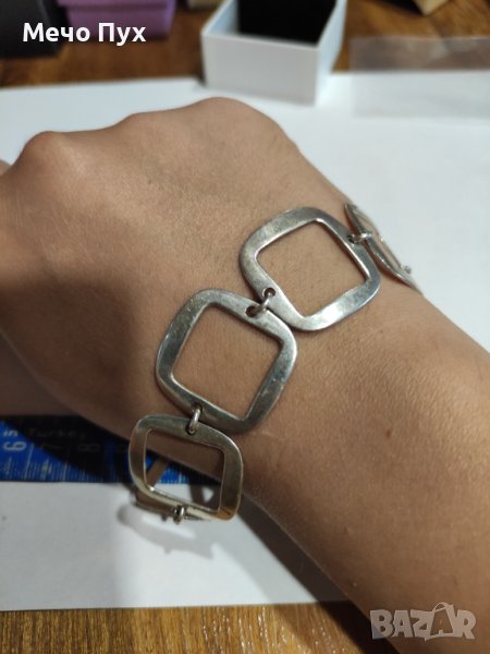 Сребърна гривна (1), снимка 1