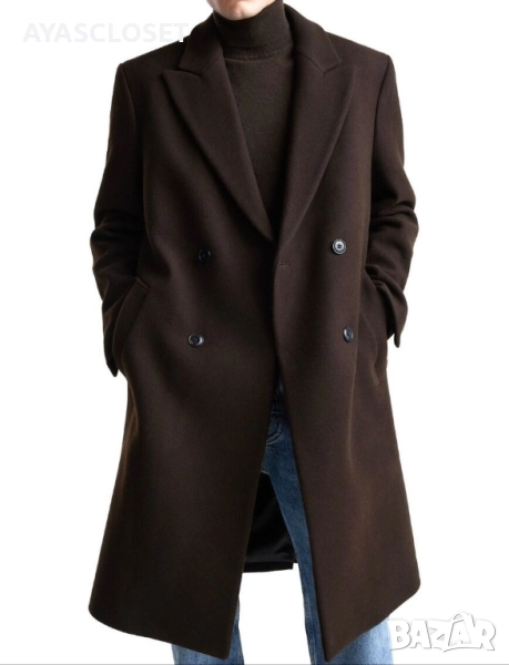 Палто Zara в шоколадово кафяво, снимка 1