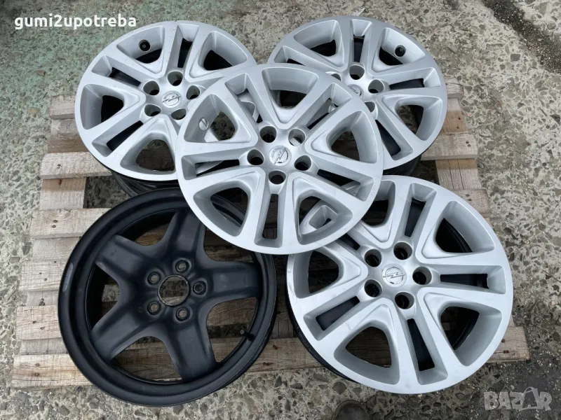 16 джанти 5х105 Opel Astra K Опел Астра К 6,5J et41 Оригинал+тасове, снимка 1