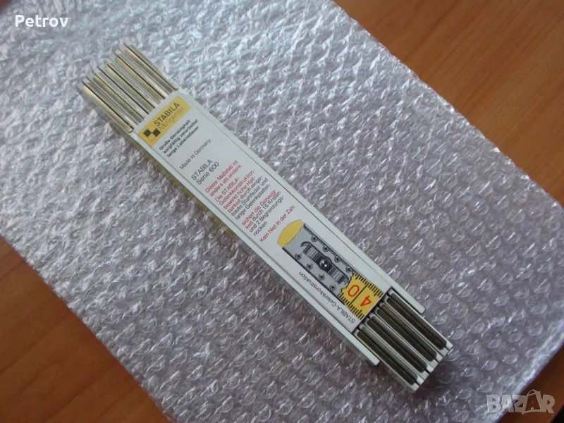 Метър 2 m - STABILA - Made in Germany -  ЧИСТО НОВИ ПРОФЕСИОНАЛНИ , СУПЕР КАЧЕСТВЕННИ Дървени Метри , снимка 1