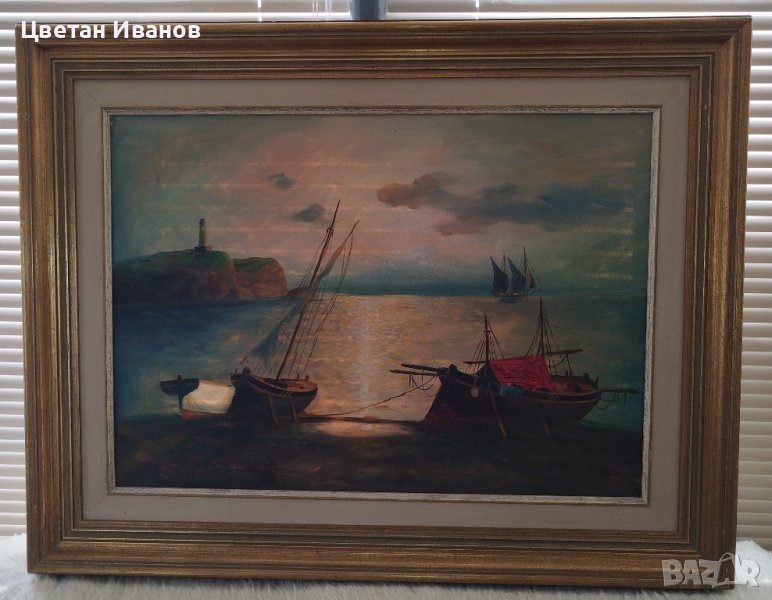 Рисувана картина с размери 90/70, снимка 1