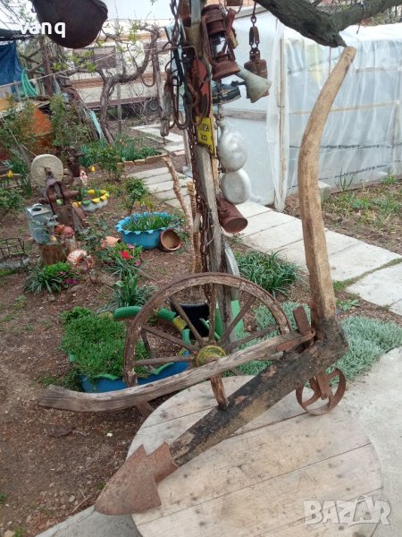 Автентично дървено рало, снимка 1