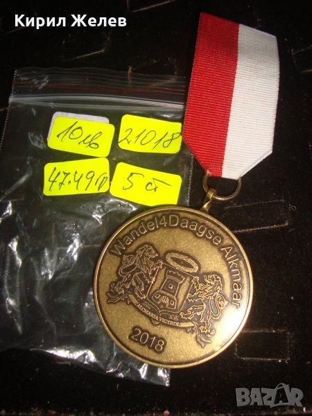 АВСТРИЙСКИ НАГРАДЕН ПАМЕТЕН БРОНЗОВ МЕДАЛ с ЛЕНТА 2018г 40км 21018, снимка 1
