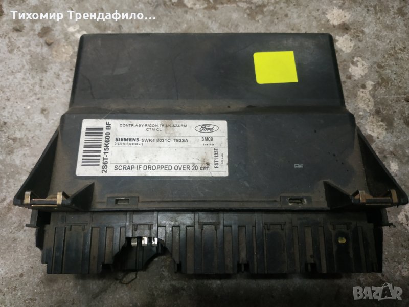 Комфорт модул за Ford Fiesta 5WK4 8031C , T83SA, 2S6T-15K600 BF, снимка 1
