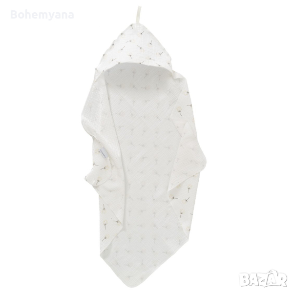 Cottonbaby хавлия от муселин 75х75 см – цветя, снимка 1