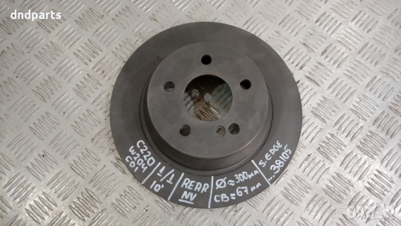 Заден диск Mercedes C220 CDI W204 2010г.	, снимка 1