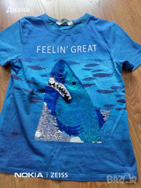 Тениска H&M за момче 8-10год., снимка 1