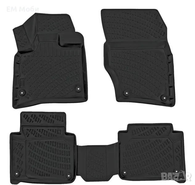 Гумени Стелки Rizline 3D тип Легени К-т 4 части за AUDI Q7 2005-2015, снимка 1