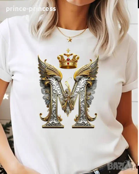 НА ЕДРО Дамска тениска Буква М, снимка 1