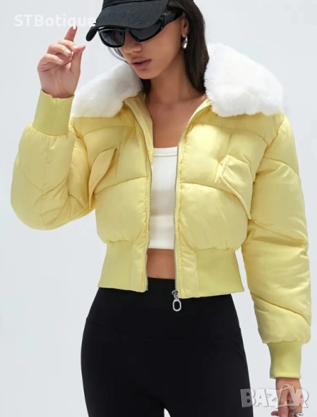 🩵 Дамско пухено яке с вдъхновение от Близкия изток – STBoutique 🩵, снимка 1