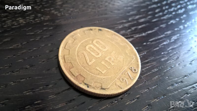 Монета - Италия - 200 лири | 1978г., снимка 1