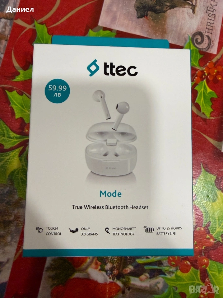 Безжични слушалки ttec, снимка 1