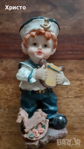 фигура Моряк уникална и красива много запазена, за декорация, снимка 1