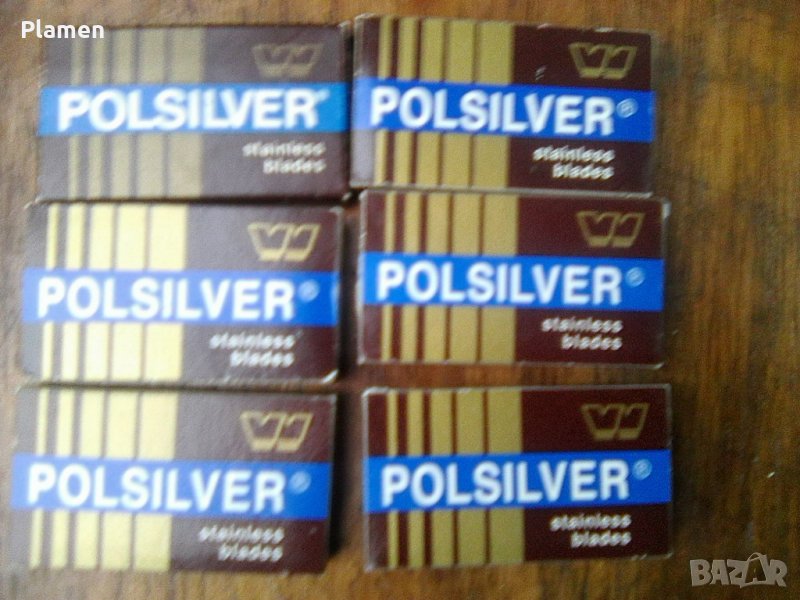 6 кутийки с по 10 ножчета за бръснене полсилвър, снимка 1