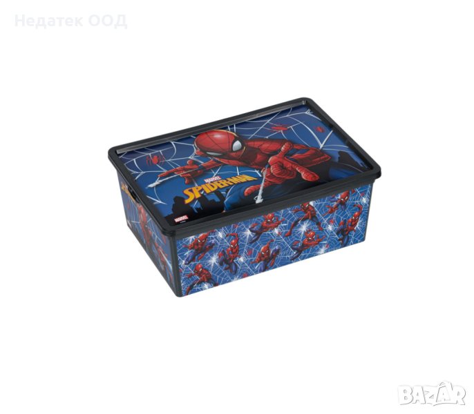  Кутия за играчки с капак, Спайдърмен, 37х26х14см, 10л, снимка 1