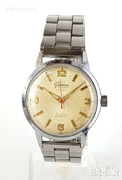 Geneva sport prima 17 j -оригинален швейцарски часовник с ръчно навиване , снимка 1