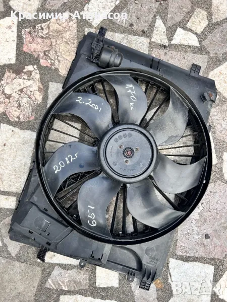 A2045000393. Перка охлаждане за Мерцедес Ц-класа W204. A2045000755, снимка 1