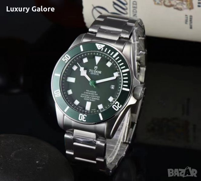 Мъжки часовник Tudor Pelagos Green Dial с автоматичен механизъм, снимка 1